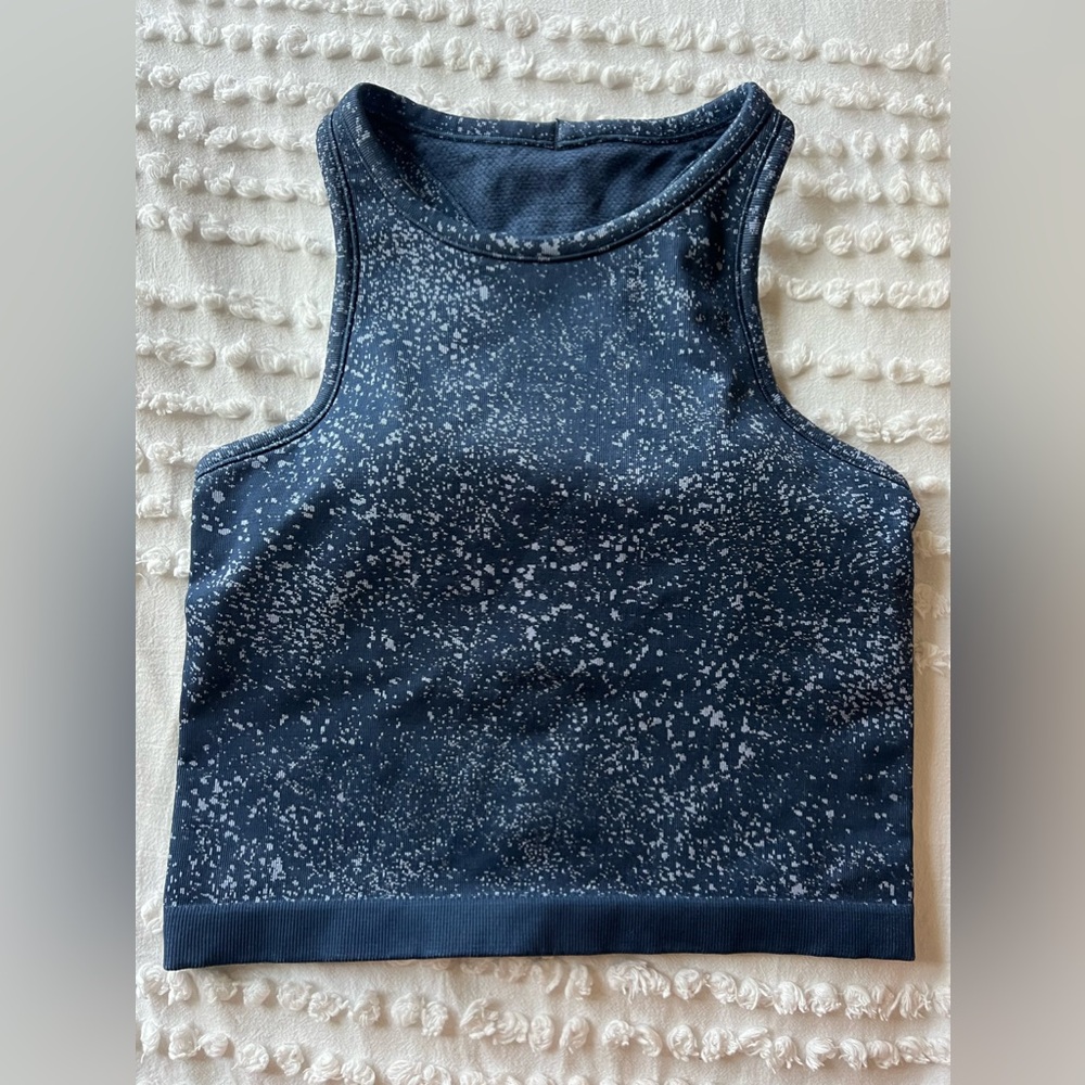 Lululemon Ebb To Street Cropped Racerback Tank Top